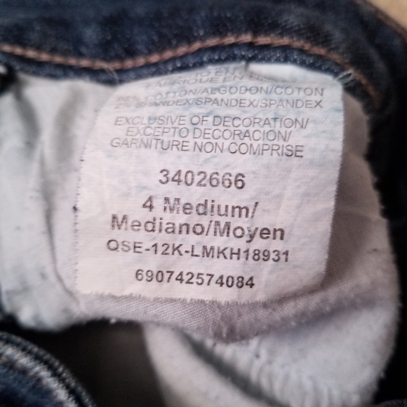 Lee Dark Wash Slender Waist Sequin Bootcut Jeans - Picture 5 of 14